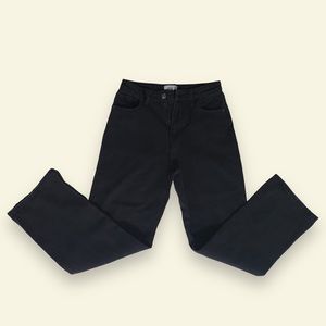 Black high rise jeans